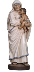 religious statue, catholic statues, wood carved statues, St Teresa of Calcutta