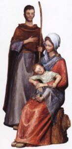 religious figures, religious statues, holy family, holy family statue